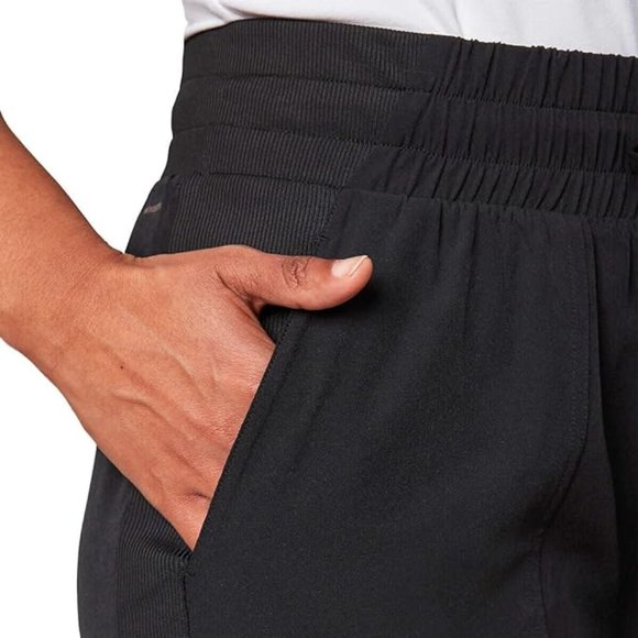 NWT Mondetta Women's Drawstring Lined Woven Jogger Pants Black Size S $60 5C124 - Picture 6 of 6